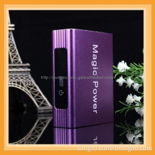 External battery power bank with one led flashlight